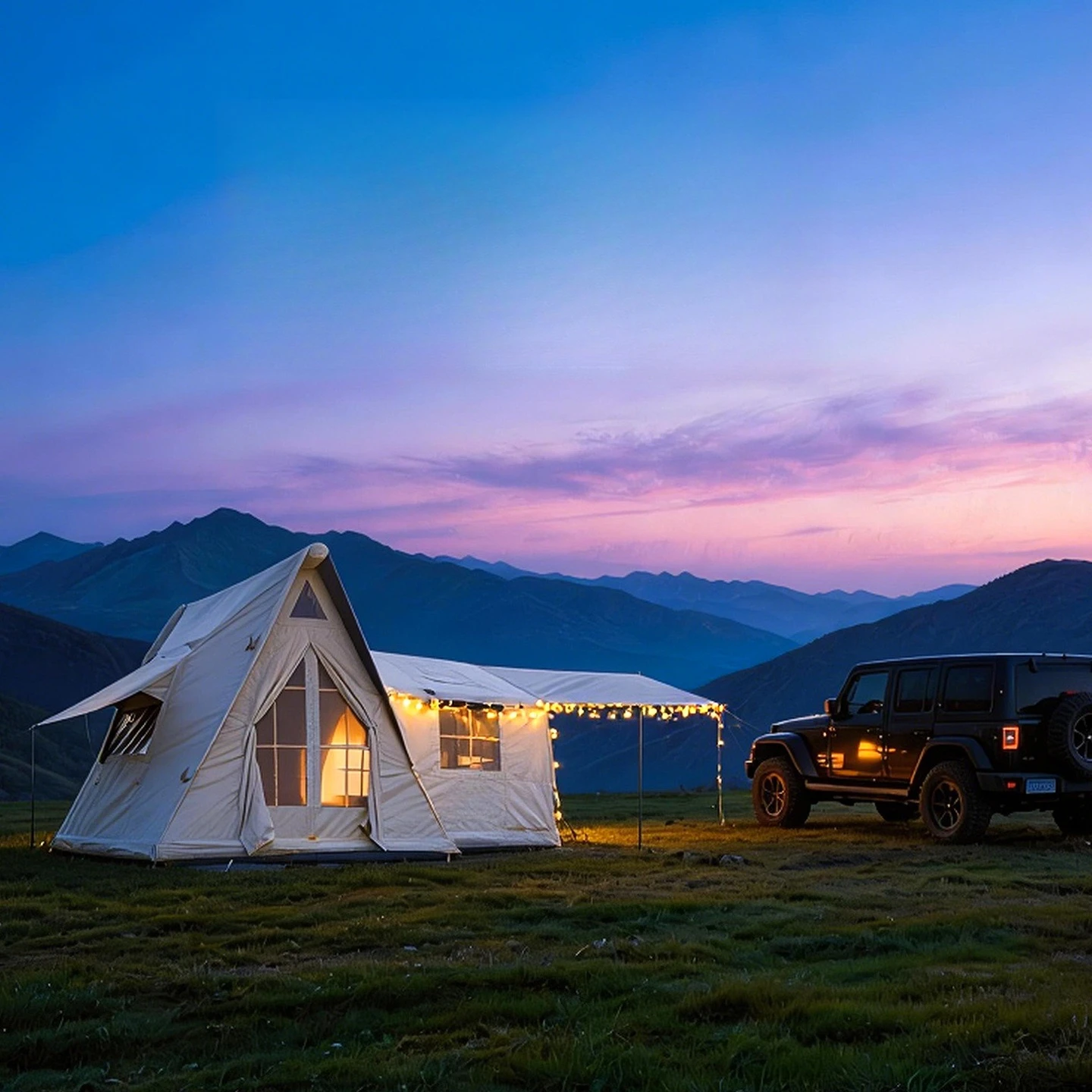 Tent outdoor vinyl folding canopy integrated automatic camping camping field equipment full set