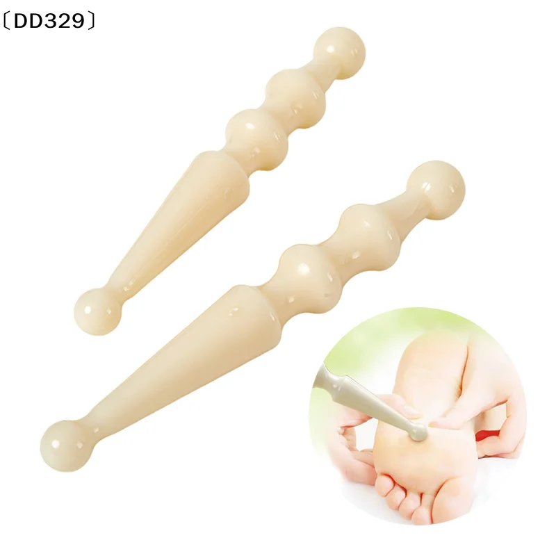 1Pc ABS Foot Massager Physiotherapy Deep Tissue Massage Relax Acupressure Pen Gua Sha Point Massage Tools〔DD329〕