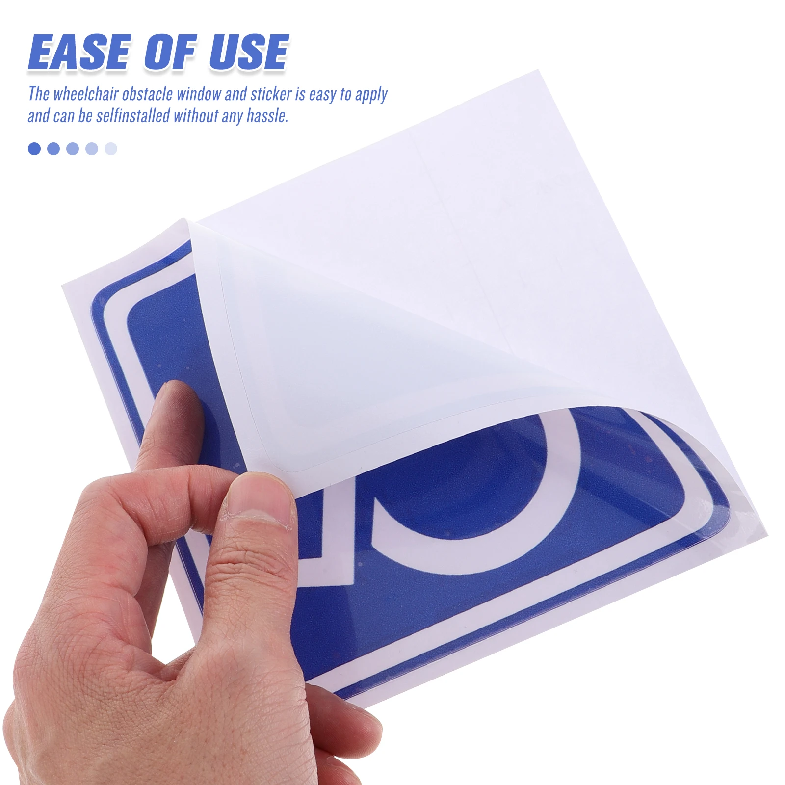 障害者用車椅子デカール車用車両供給防滴障害者駐車標識粘着式アクセシブルトイレラベル
