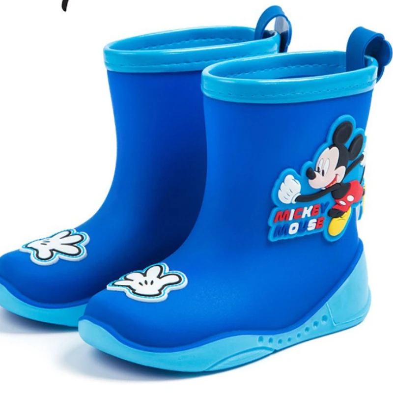 Disney Girls stivali da pioggia congelati stivali da pioggia per studenti stivali da pioggia da principessa per bambini scarpe da acqua in gomma