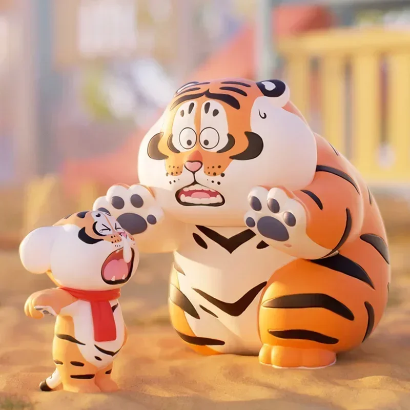 

Funism I Am Not A Fat Tiger Father Is Kind To Son Series Blind Box Toys Doll Cute Anime Action Figure Ornaments Figurines Dolls