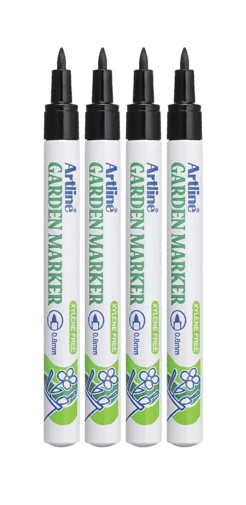 

Water-Resistant Garden Markers with Quick-Dry Ink for Outdoor Use, Set of 4