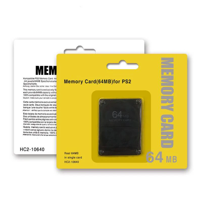 PS2용 Sony Playstation용 Micro SD에 적합한 프리미엄 64 128 256MB 메모리 카드 확장 구성품