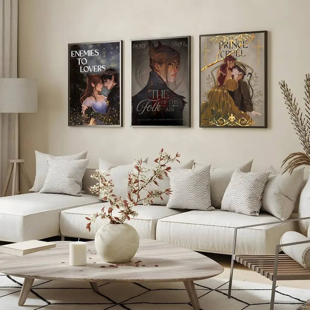 Book The Cruel Prince Poster canvas wall art print wall painting home decor living room bedroom wall picture
