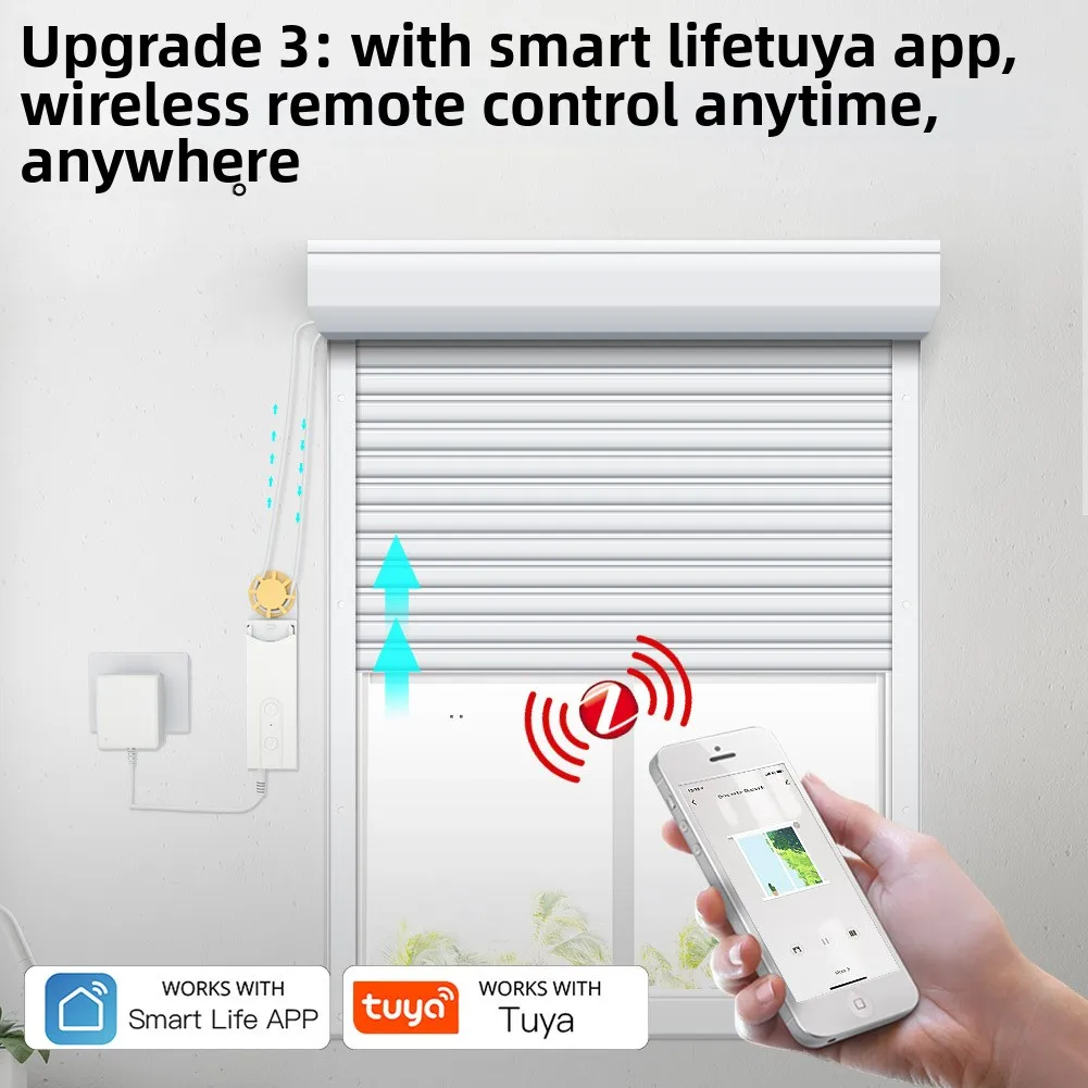 Zigbee graffiti casa inteligente puxar contas rolo obturador motor app cronometragem voz puxar corda cortina motor inteligente