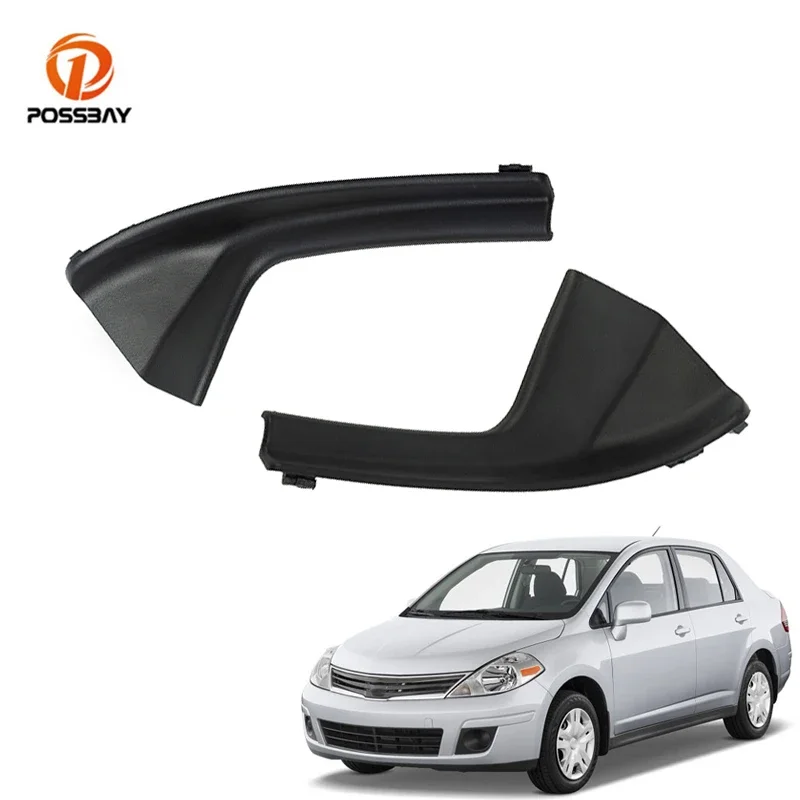 Car Cowl Grille Outer Cover Black Windshield Protection External Trim for Nissan Versa Sedan Hatchback 2007 2008 2009 2010 2011