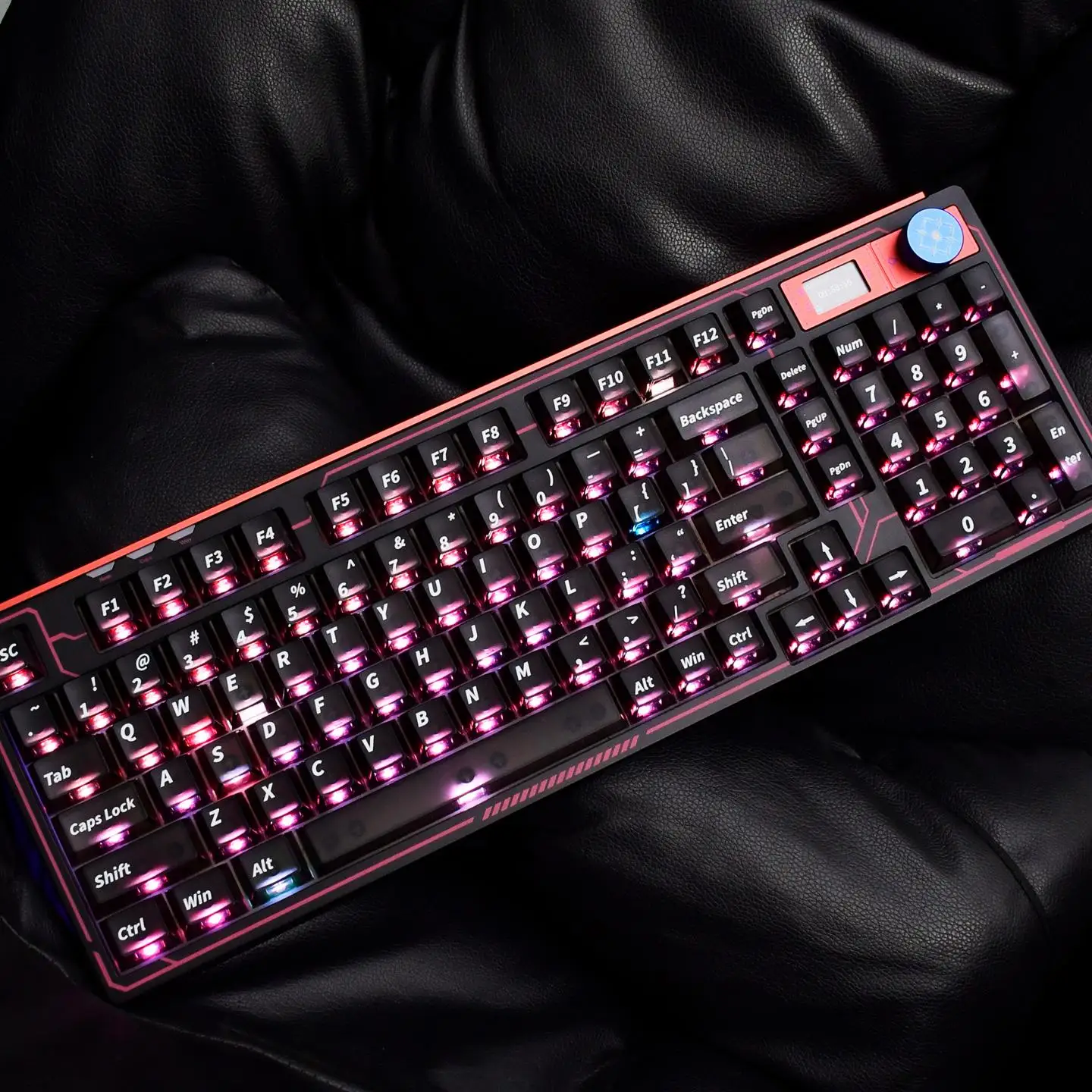 

Fog-through PC black keycap five-sided original customized Wooting60/Mai Cong ACE68/75/98 keyboard cap
