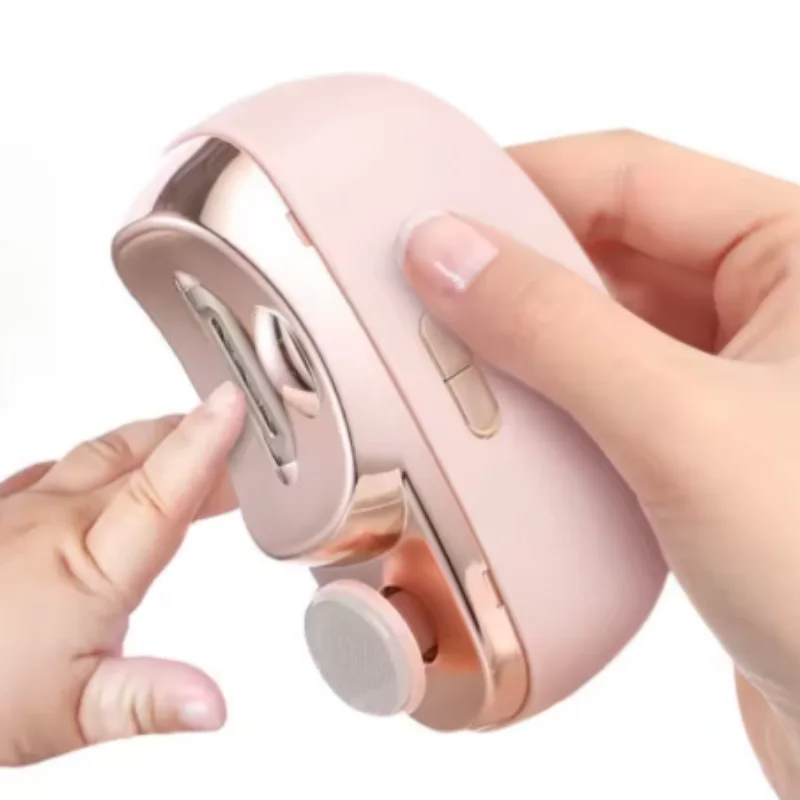Rechargeable Automatic Nail Clipper Electric Safe Nail Grinder Kids Adults Anti-Pinch Nail Drill Machine Manicure Pedicure Care