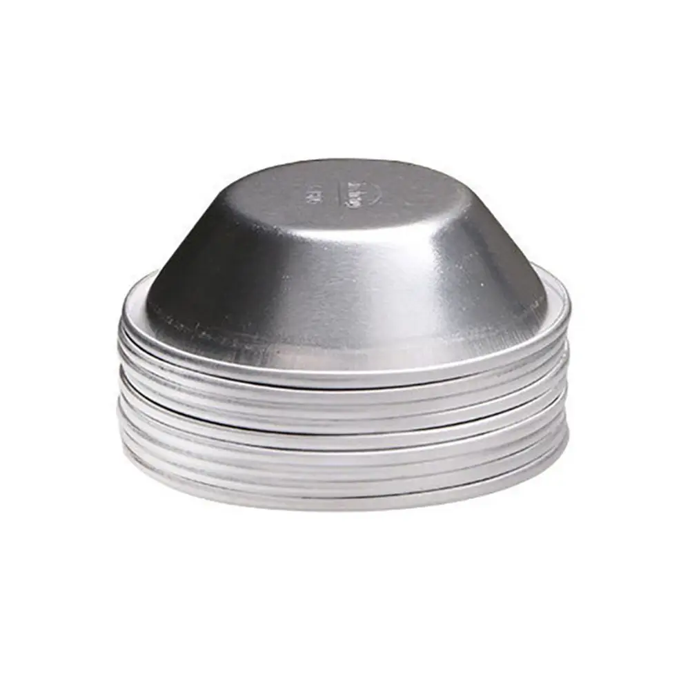 

6Pcs Durable Baking Oven Pan Egg Tart Mould Pastry Dessert Round Baking Mold Mini Small Aluminum Alloy Egg Tart Cup