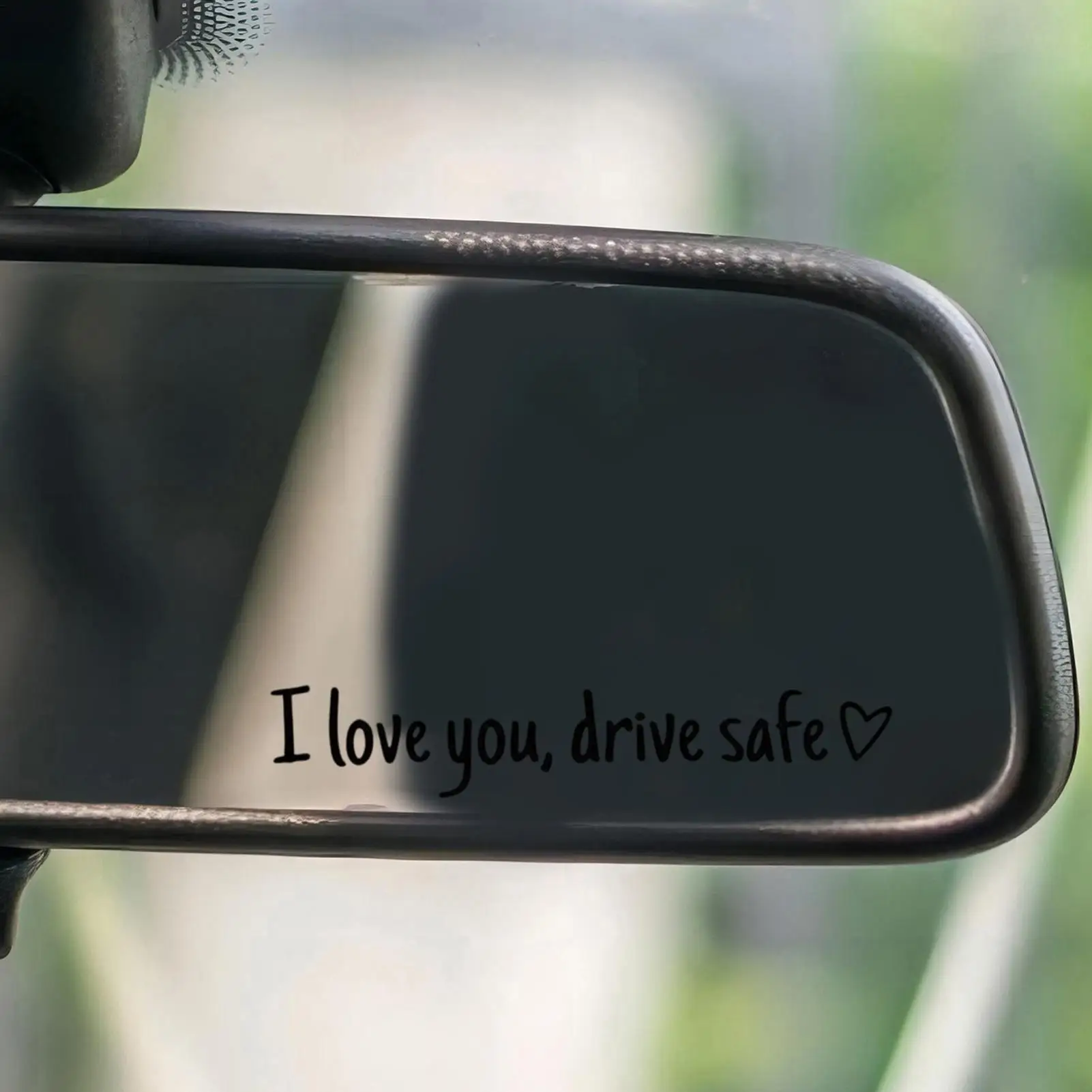 

Car Mirror Stickers Drive Safe Interior Decor Auto Decorative Mirror Stickers For Truck Auto Motorbike Sedan SUV Pickup Scooter