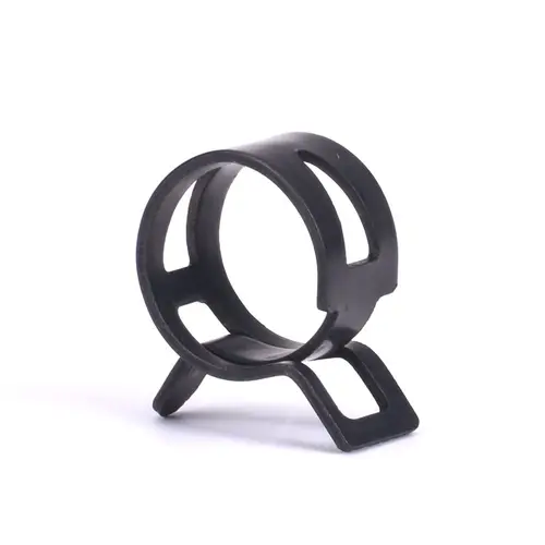 Imagen 2 del producto Abrazadera de manguera de resorte tratada en óxido de acero al manganeso 65MN, diámetro interior de 4mm-22mm, hebilla de acero elástica de alta resistencia, aro de tubería de agua