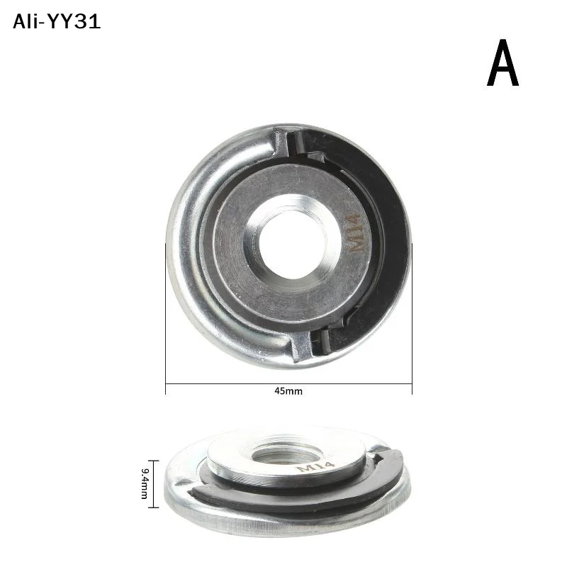 【Y31】()1Pc 2025 New M14 Angle Grinder Quick Release Nut Self Locking Grinder Pressing Plate Flange Nut Power Chuck