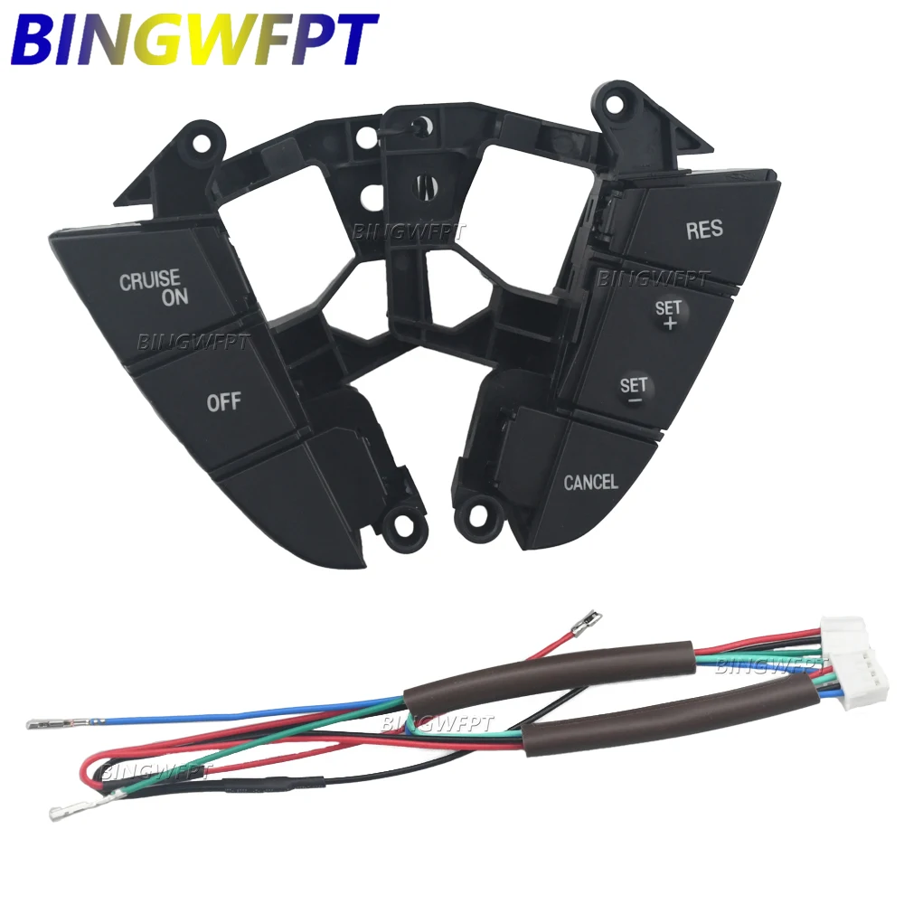 Multifunction Steering Wheel Left +Right Button Switch For Mazda 3/5 CX-7 BL 08-13 Car Cruise Control Switch Speed Control Syste