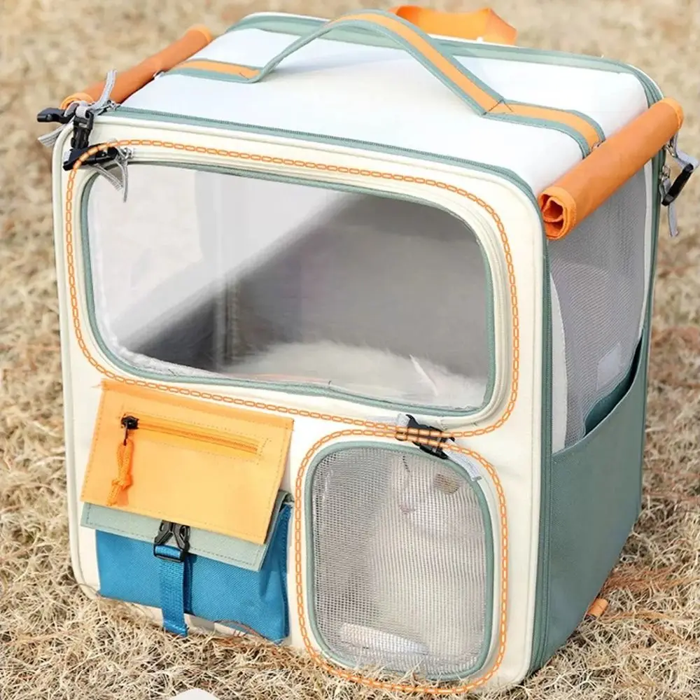 

New Portable Cat Backpack Transparent Window Large Capacity Pet Backpack Cat Carrier Camping