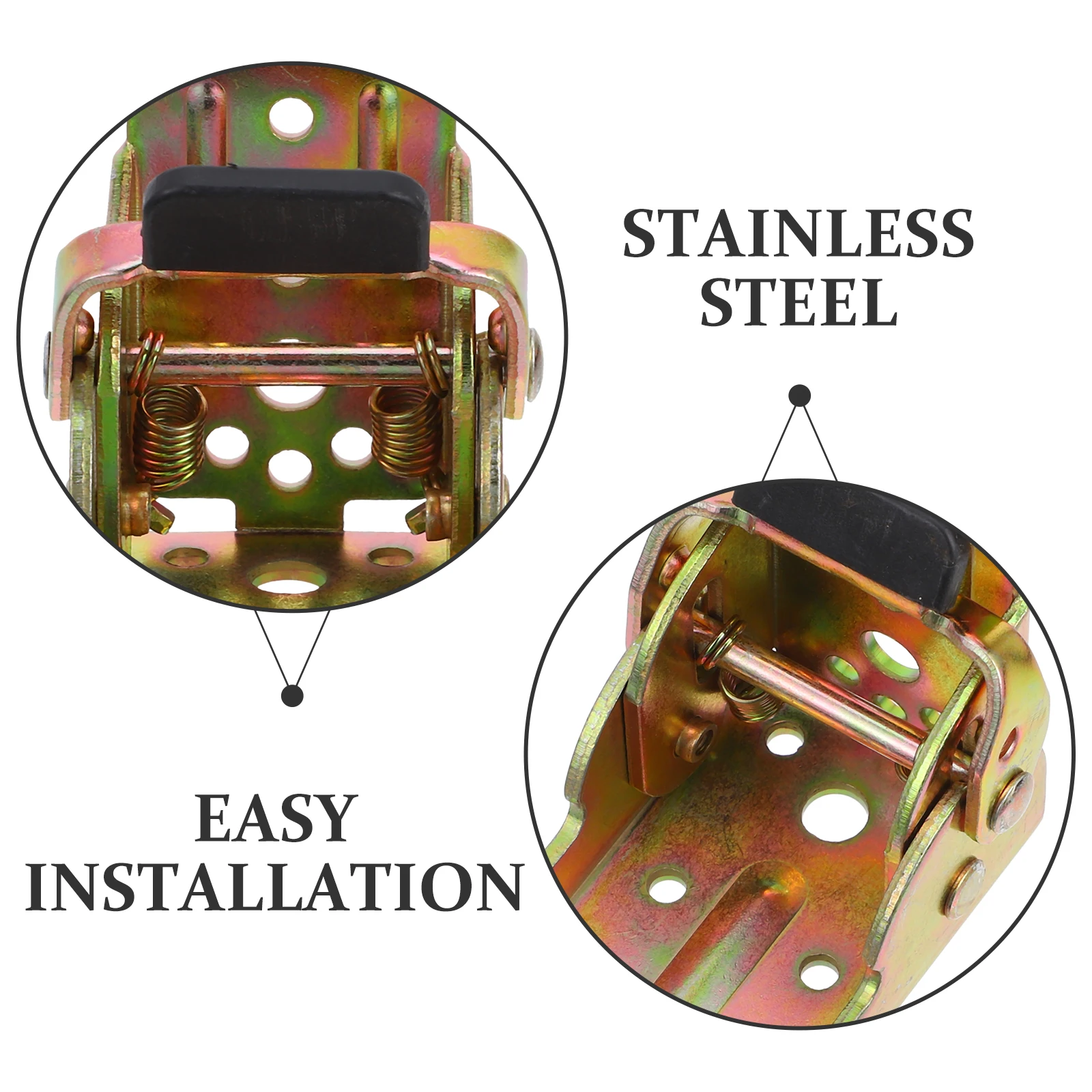 

4pcs Folding Hinge Heavy Duty Self-Locking 90 Degree Space-Saving Iron Hinge For Home Office Furniture Door Spring Loaded Hinges