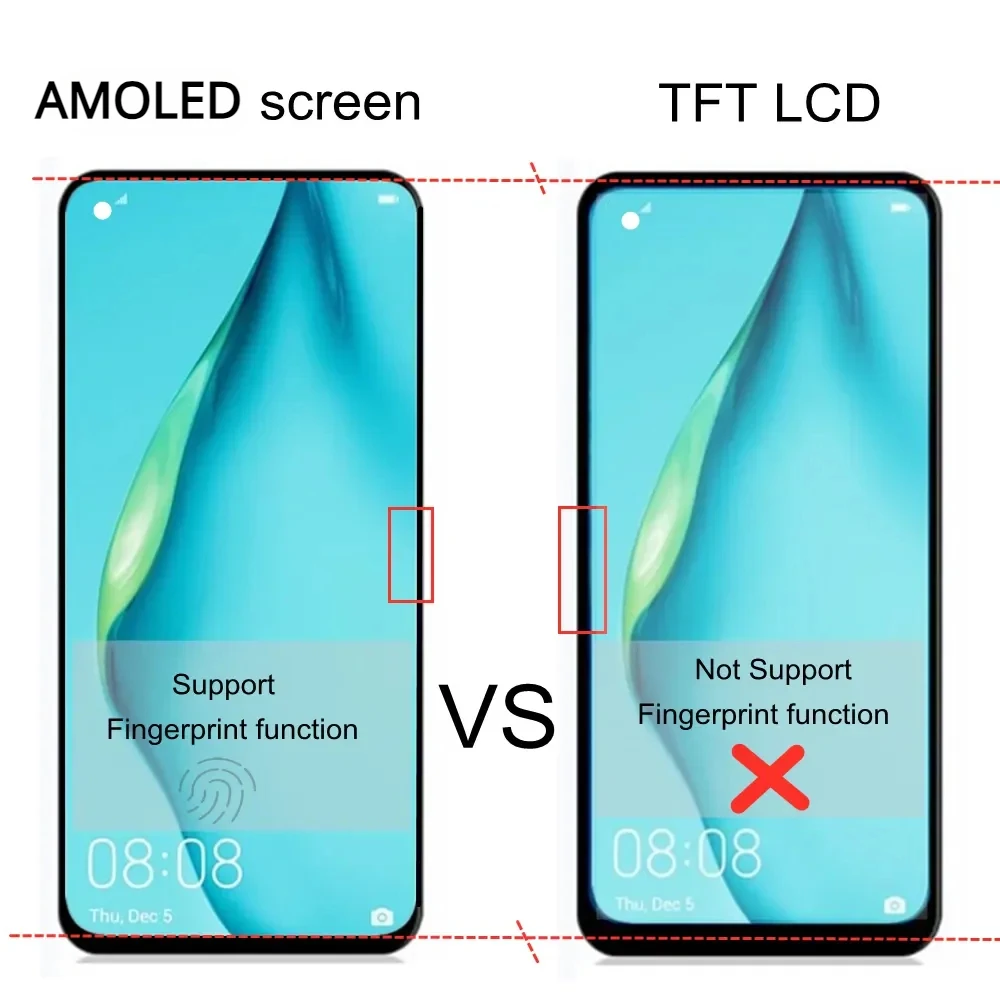 Imagem -03 - Oppo F17 Pro Lcd Display Touch Screen Digitizer Assembly Peças de Reposição 6.43 Tft Cph2119