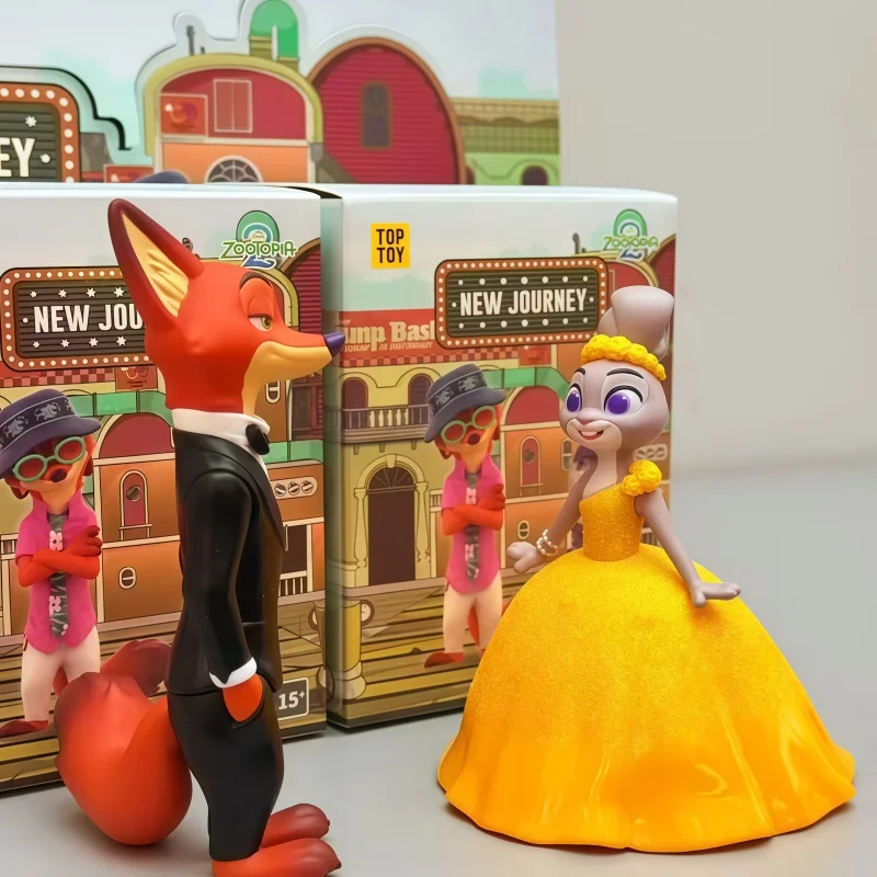 Zootopia صندوق أعمى سلسلة رحلة جديدة شخصيات Kawaii غامضة ألعاب قابلة للجمع هدية عصرية لمحبي