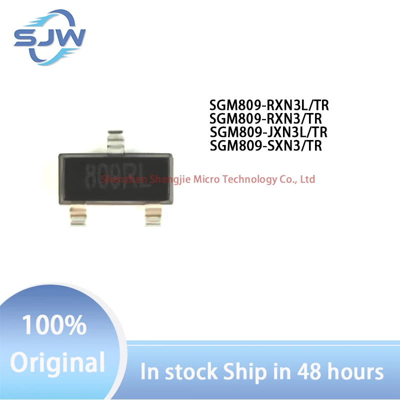 Monitor de encapsulación SOT-23, chip de reinicio, SGM809-JXN3L/RXN3L/SXN3/RXN3/TR