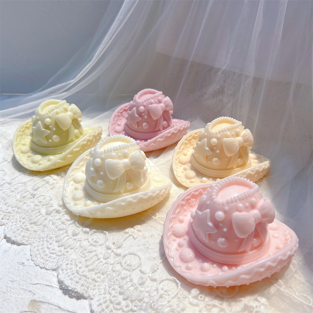 Christmas Cowboy Hat Silicone Mold for Candle Soap Resin Gingerbread Xmas Decoration Craft - Image 4