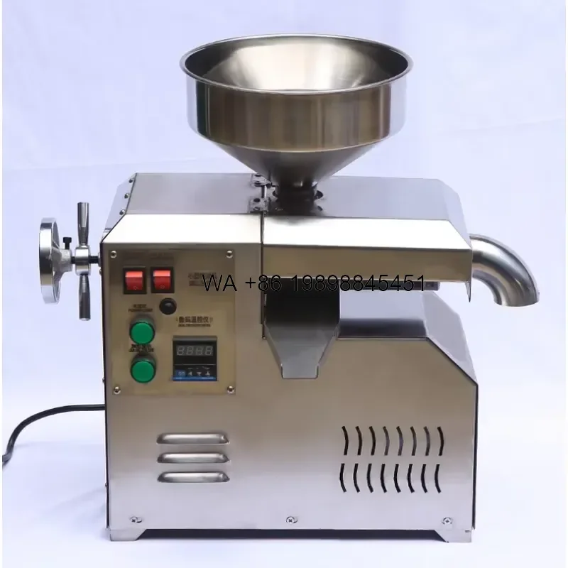 Wmwmnu Automatic Stainless Steel Oil Press for Soybean Olive Oil Made with Walnut Meat