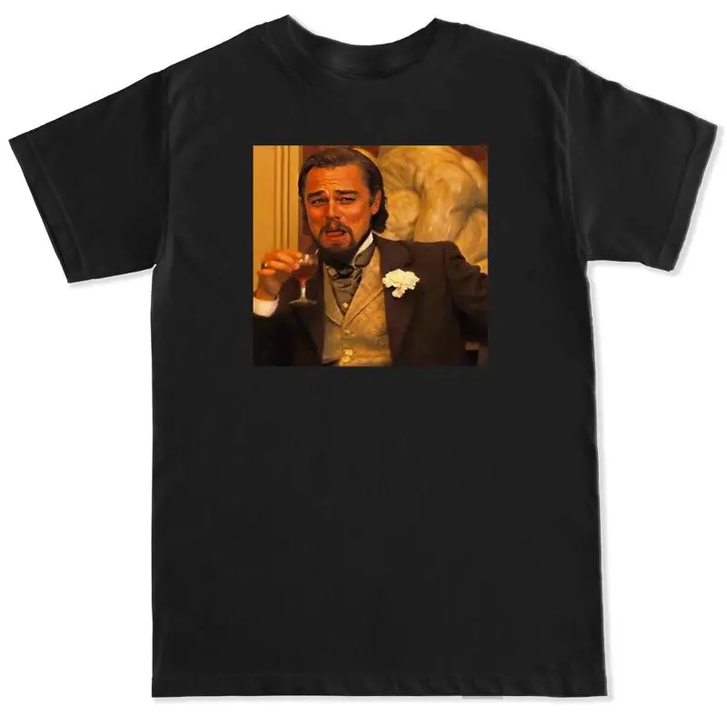 LEO MEME LAUGH MOVIE TV SHOW FILM CLASSIC HIP HOP VIRAL FUNNY RETRO MENS  T shirt