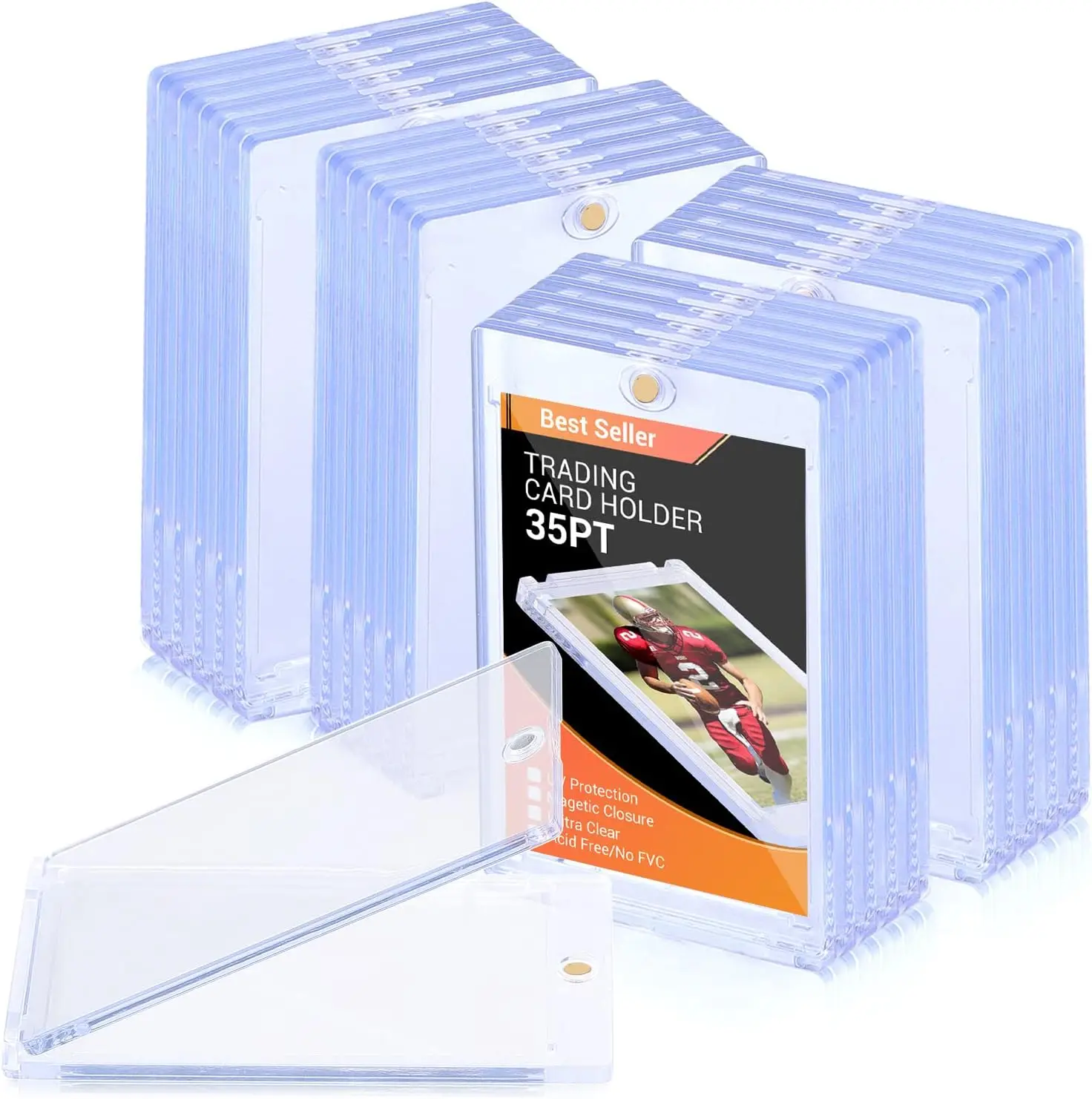 1-10Pcs Acrylic Magnetic Card Holder for Kpop idol Photo Card Trading Sports Cards Anti-scratch Protector Case Magnet Top Loader