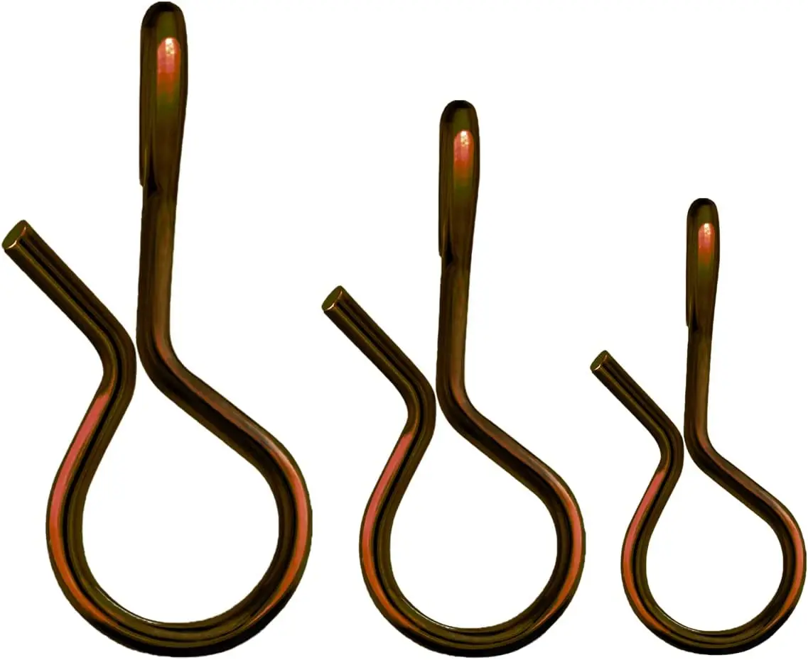 Eupheng 50 Stück Fliegenfischen Snap Quick Change Edelstahl Fly No Knot Snap Connector Binden Werkzeuge Zubehör – Detail 1