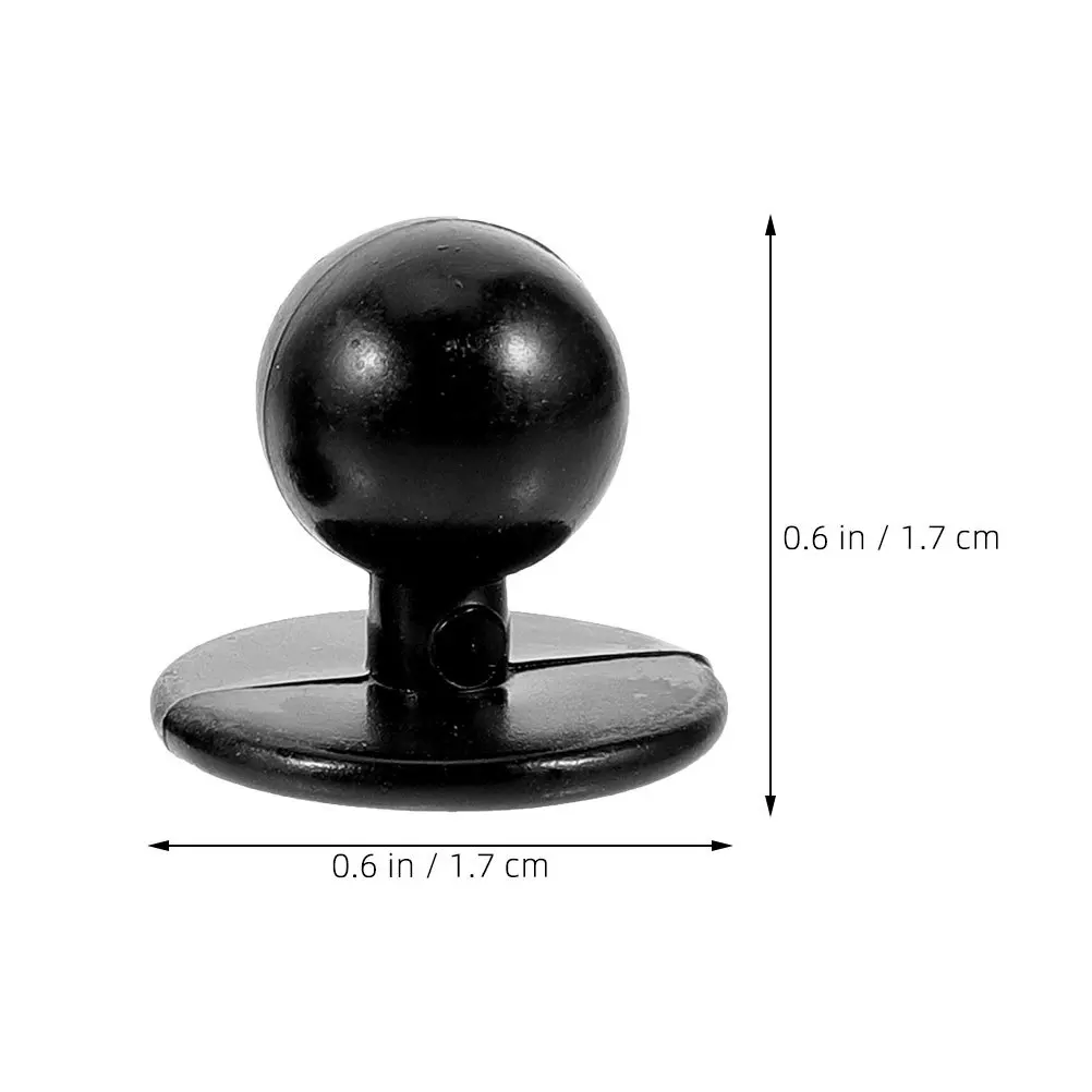Boutons de manteau de Chef en plastique, 50 pièces, goujons ronds de remplacement pour uniforme, entretien, couture, boutons de bricolage