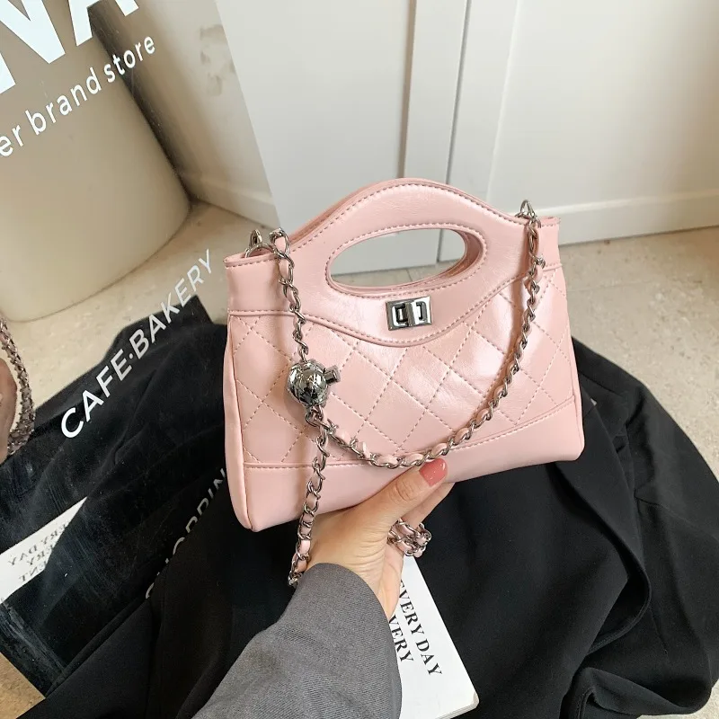 Classic Designer PU Leather Crossbody Bags for Women 2024 New Fashion Chain Shoulder Bags Ladies Small Flap Bag Handbags