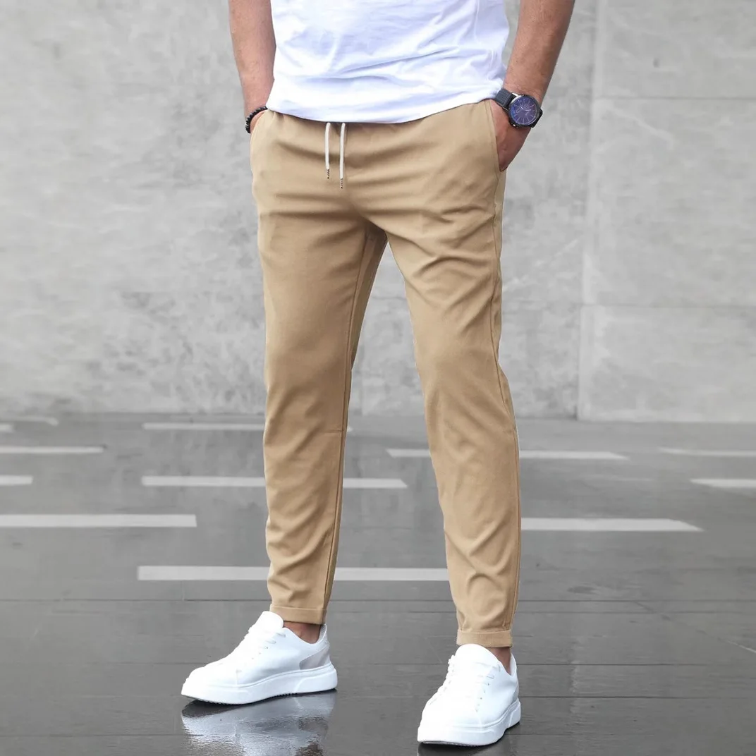 European And American Style Jogger Casual Summer Business Trousers, Versatile Sports Long Pants, Cross-Border Foreign Trade