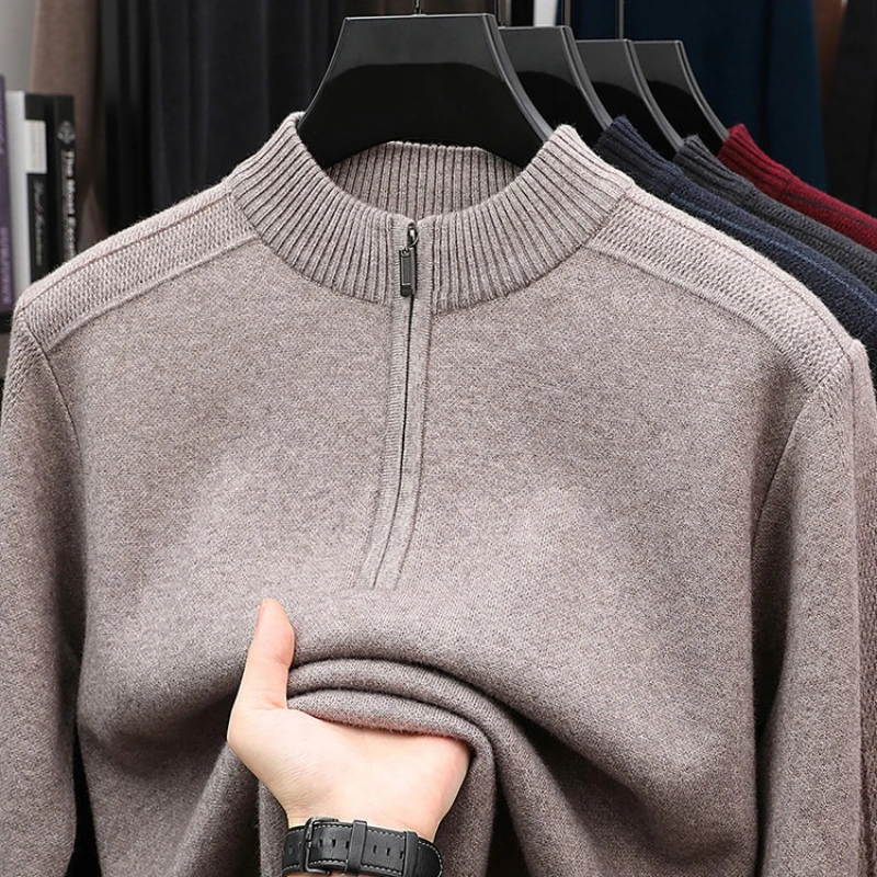 

2025 New Men's Warm Knitted Sweater for Autumn and Winter