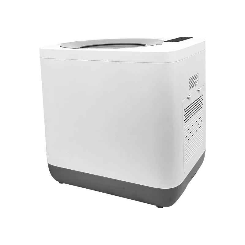 Máquina compostadora de residuos de alimentos eléctrica inteligente 24H, fabricante de fertilizante orgánico compacto e inodoro para eliminación de basura de cocina doméstica