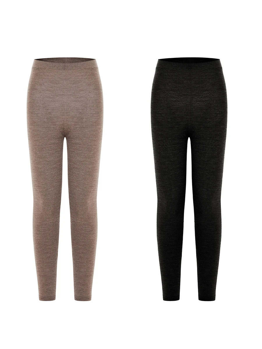 

Warm Woolen Leggings Slim Fit High Waist Long Pants Elastic Waist Boting Trousers Comfortable Casual High Quali Wool
