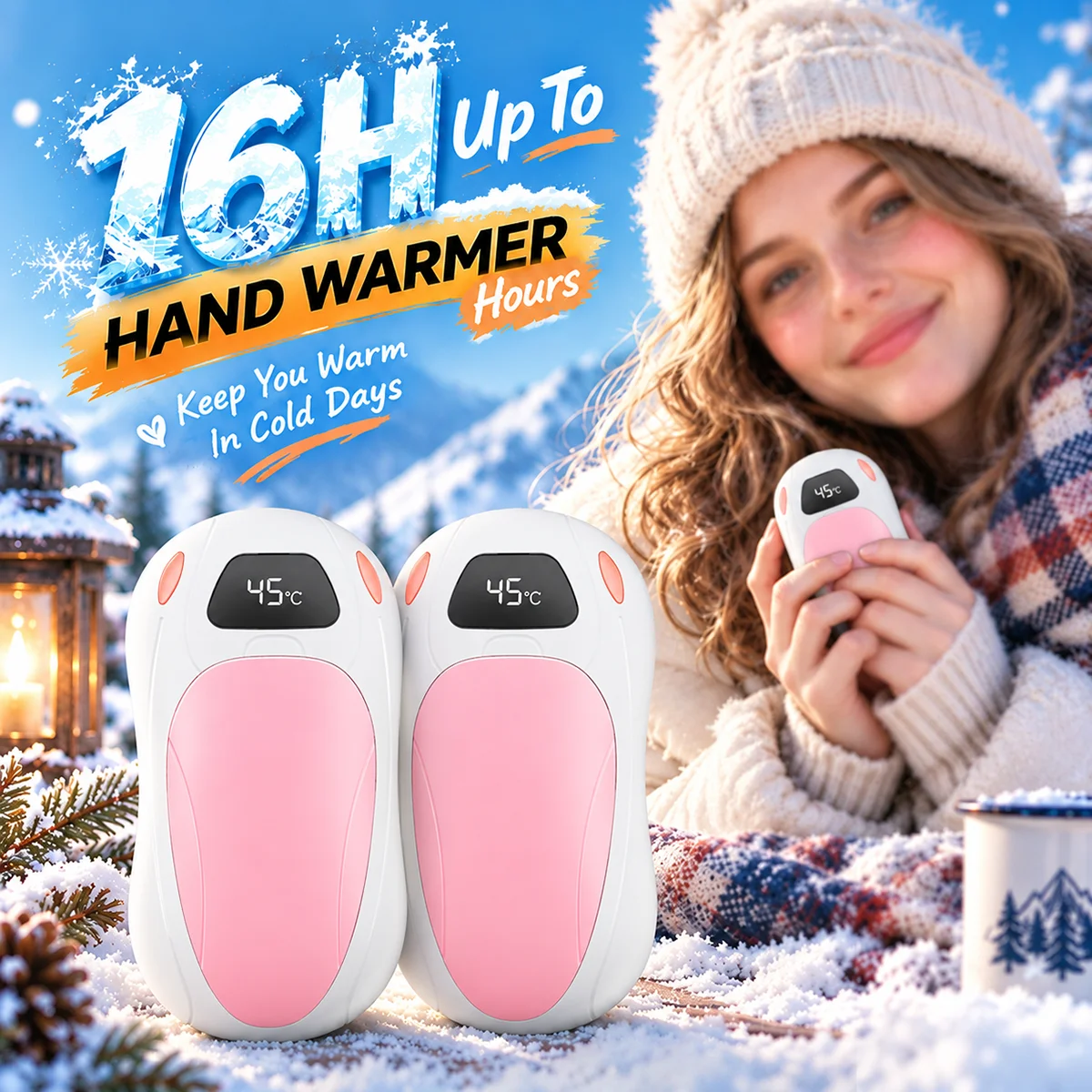 Hand Warmer Electric - Penghangat Tangan Isi Ulang, Paket Isi