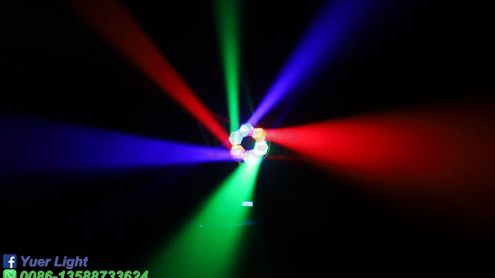 Imagem -06 - Led Rgbw Grande Bee Eye Lyre Beam Lavar a Cabeça em Movimento Dmx 512 Disco Party Disco Stage Effect Case 4in 6x40w