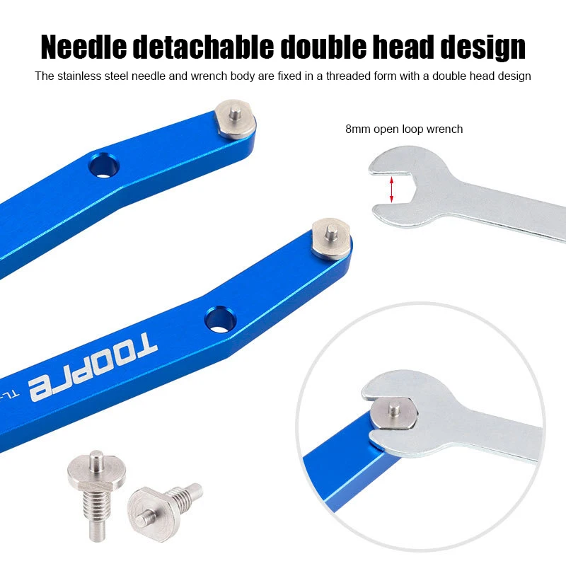 ChamRider Bicycle Crank Arms Cap Pin Spanner Adjustable Tool Bike Hub Bottom Bracket Freewheel Pin Wrench