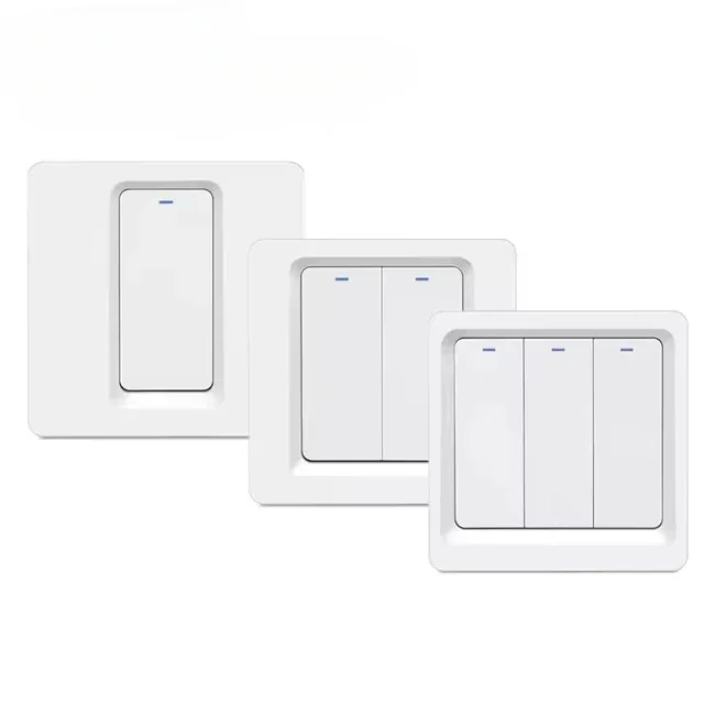 Smart light switch button wall switch 1/2/3 group works with Alexa Google Home