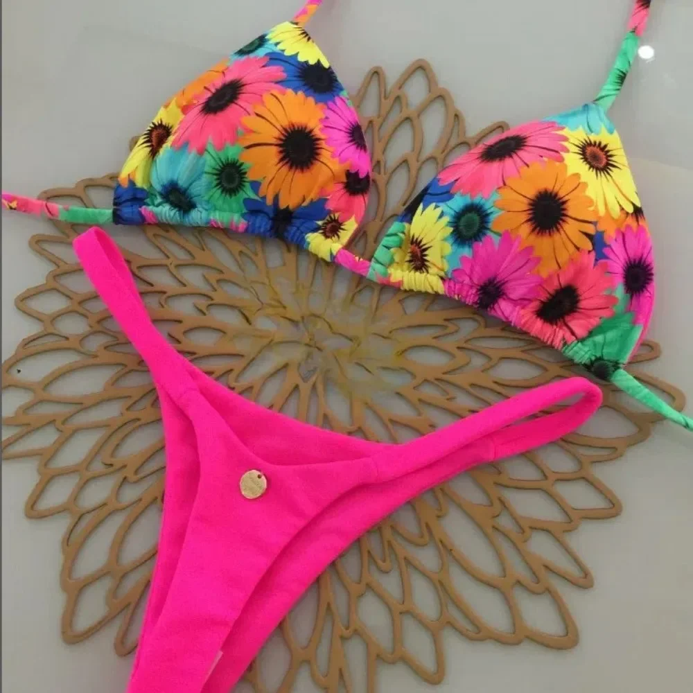 새로운 비키니 여성 섹시한 브라질 수영복 해변 휴가 수영복