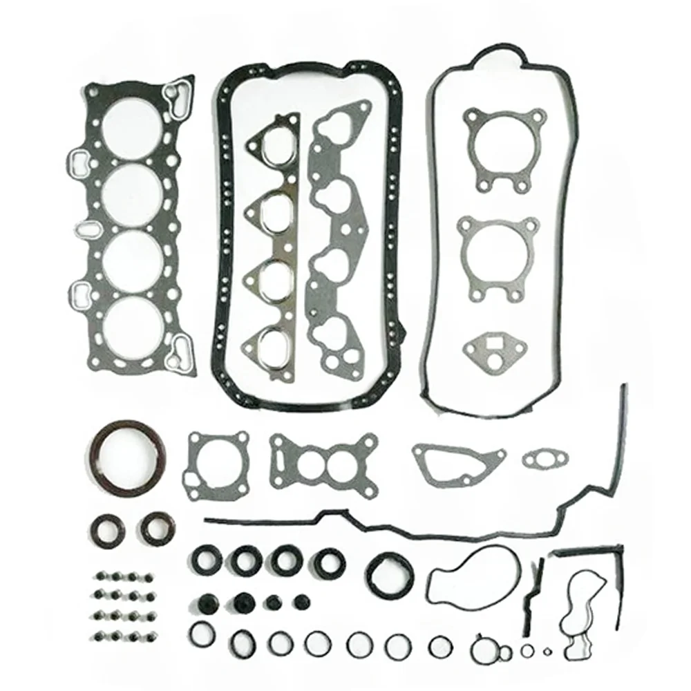 D15B7 B15B9 ENGINE GASKET SET For HONDA CITY CIVIC CONCERTO CRX DOMANI CG3 GE4 EG8 1.5L 1.5 L T L4 GAS 1987-2008 06110-P03-000