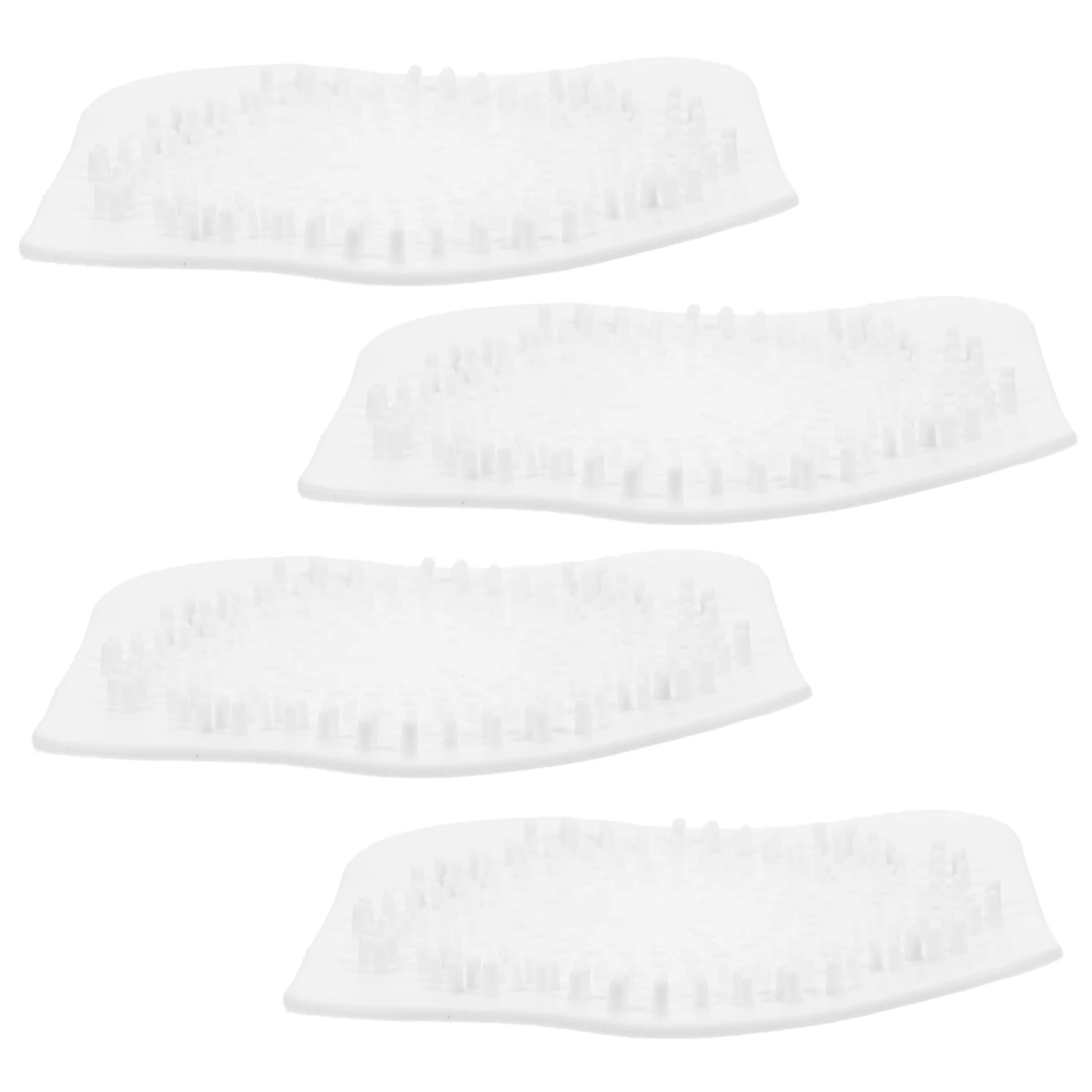 

4 Pcs Hair Stopper Catcher for Bathtub Catchers Square Drain Cover Shower Strainer Protector Bathroom Receiver