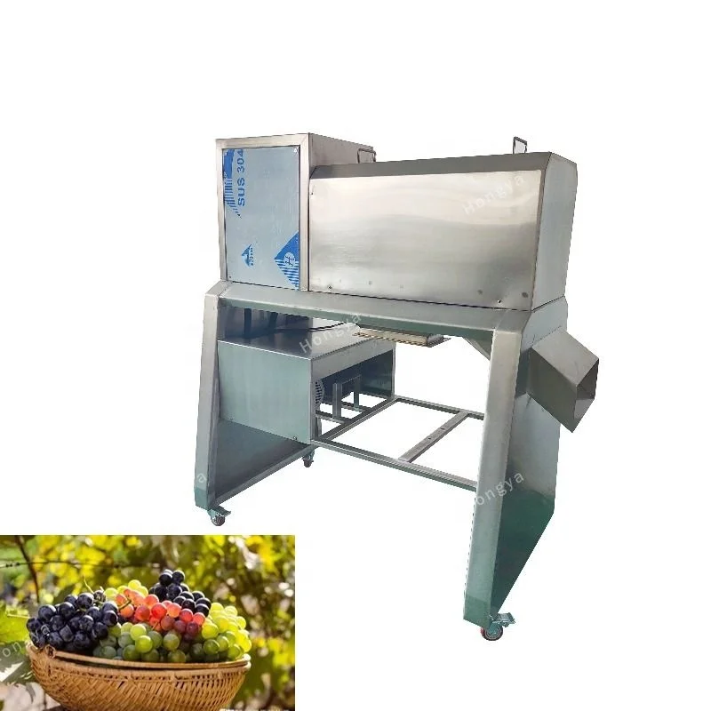 Commercial Grape Destemming Machine Stainless Steel Grape Destemming and Thresher Industrial Pomegranate Deseeding Machine