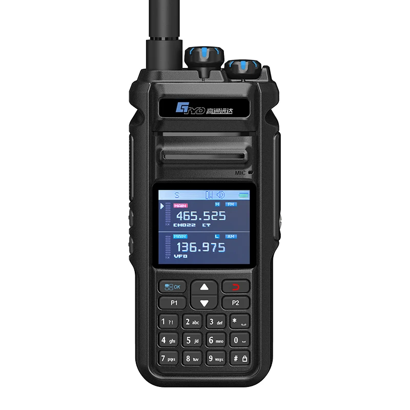 

10W Full Band Walkie Talkie Amateur Ham FM AM UHF VHF IP67 Waterproof Handheld Analog
