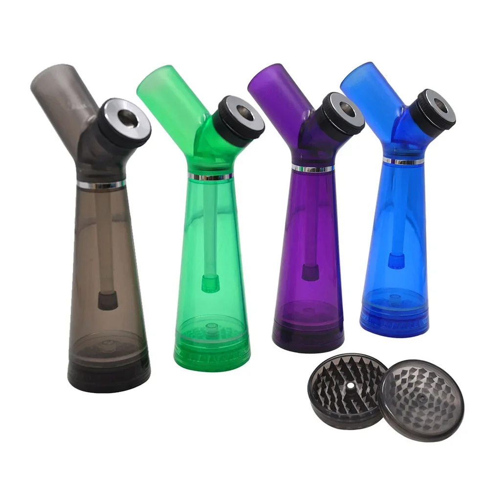 Hookah Shisha Pipe Acrylic Smoking Water Pipe with Grinder Sheesha Narguile Chicha Hookah Shisha Water Pipes Smoking Accessories