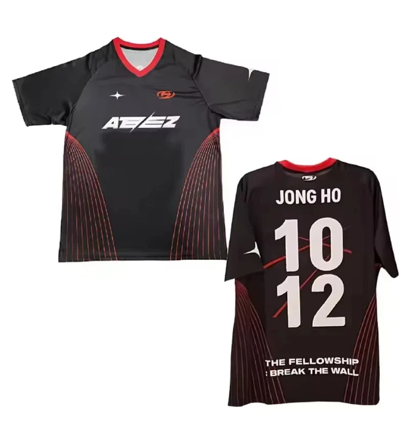 Ateez Men's and women's round neck 3d printed T-shirt Berlin Shiny Safe City products Kpop Beautiful clothing fashion style