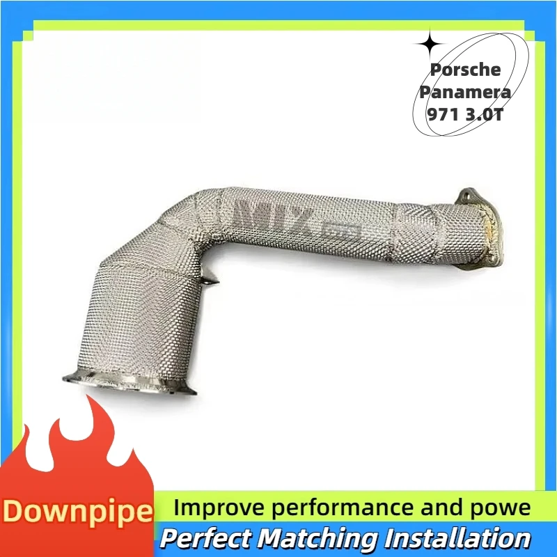 For Porsche Panamera 971 3.0T High Performan Exhaust Downpipe quality Stainless Steel car Exhaust Modification Converter