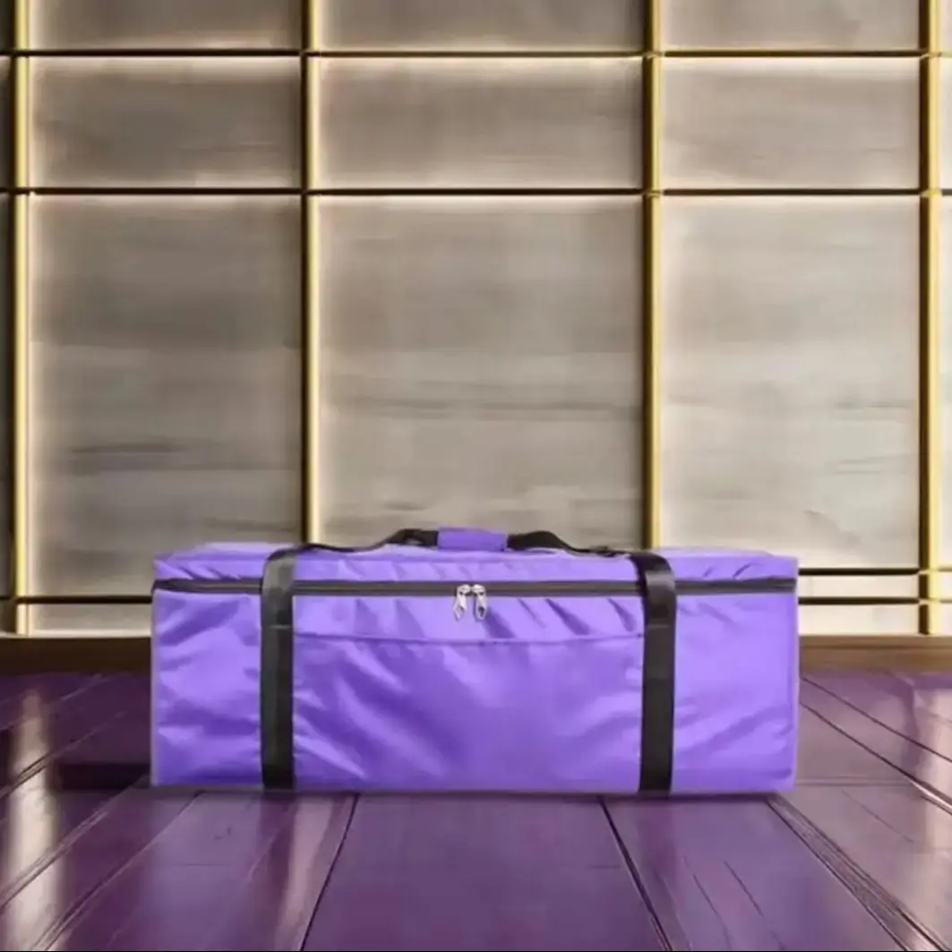 Canvas Heavy Duty Carry Case for Alchemy set  Crystal Singing Bowl Purple Canvas Material to Protect Bowls Safety