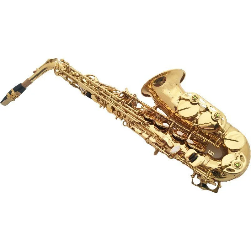 

Альт-саксофон с латунной головкой EB Tone, материал поверхности с золотым лаком для профессиональных выступлений