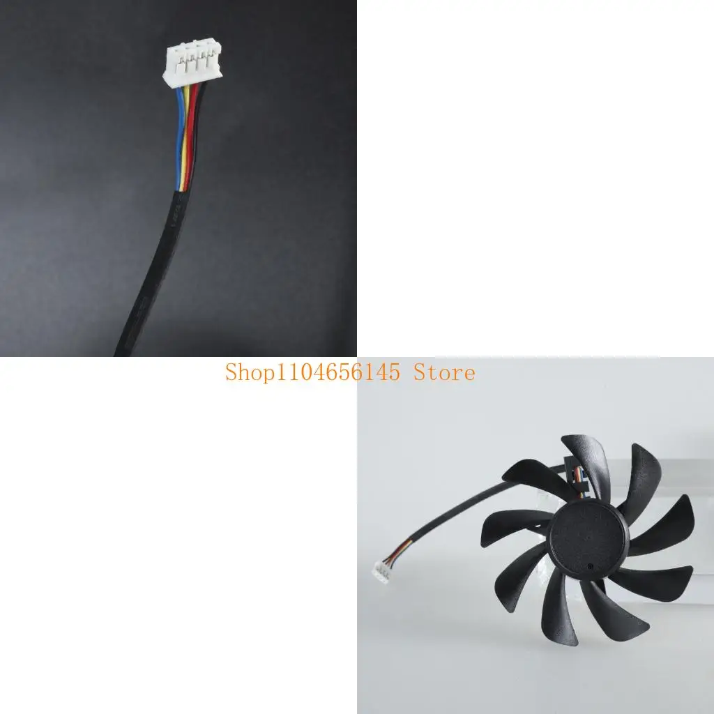 

5asd 1PC 90mm RTX2060 Graphics Card Cooling VGA Fan CF9015H12S 4Pin 12V Coolers Fan for 1070Ti 1080 1050 1060