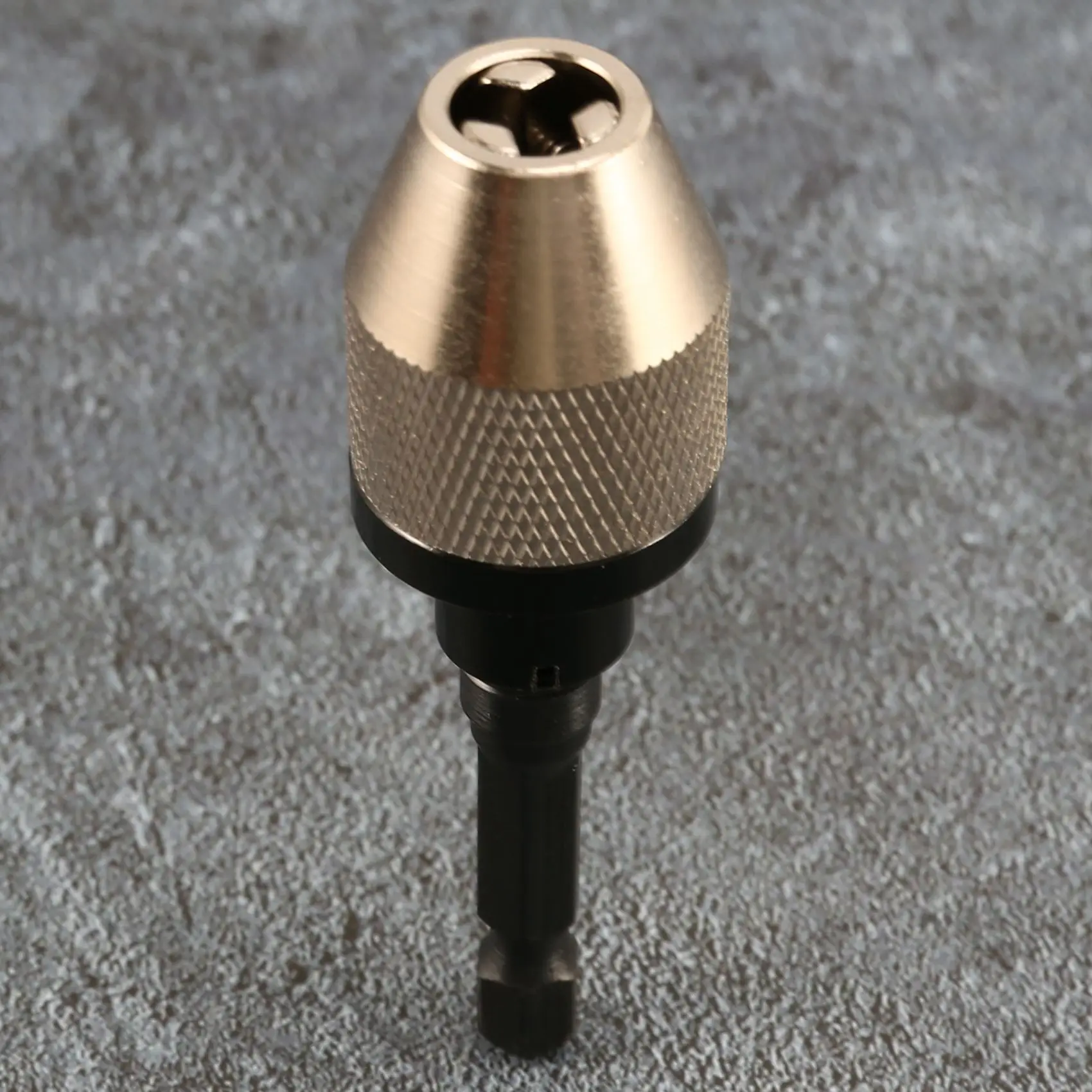 [NEW!A08R】 2 Pieces Keyless Drill Chuck 1/4 Inch Hex Shank Keyless Drill Chuck Fast Change Adapter In 0.3-6.5 Mm, 0.3-3.6 Mm