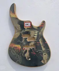 DIY Body Beautiful Top for Custom D Electric Bass Guitar Guitarra in Stock Discount 1162